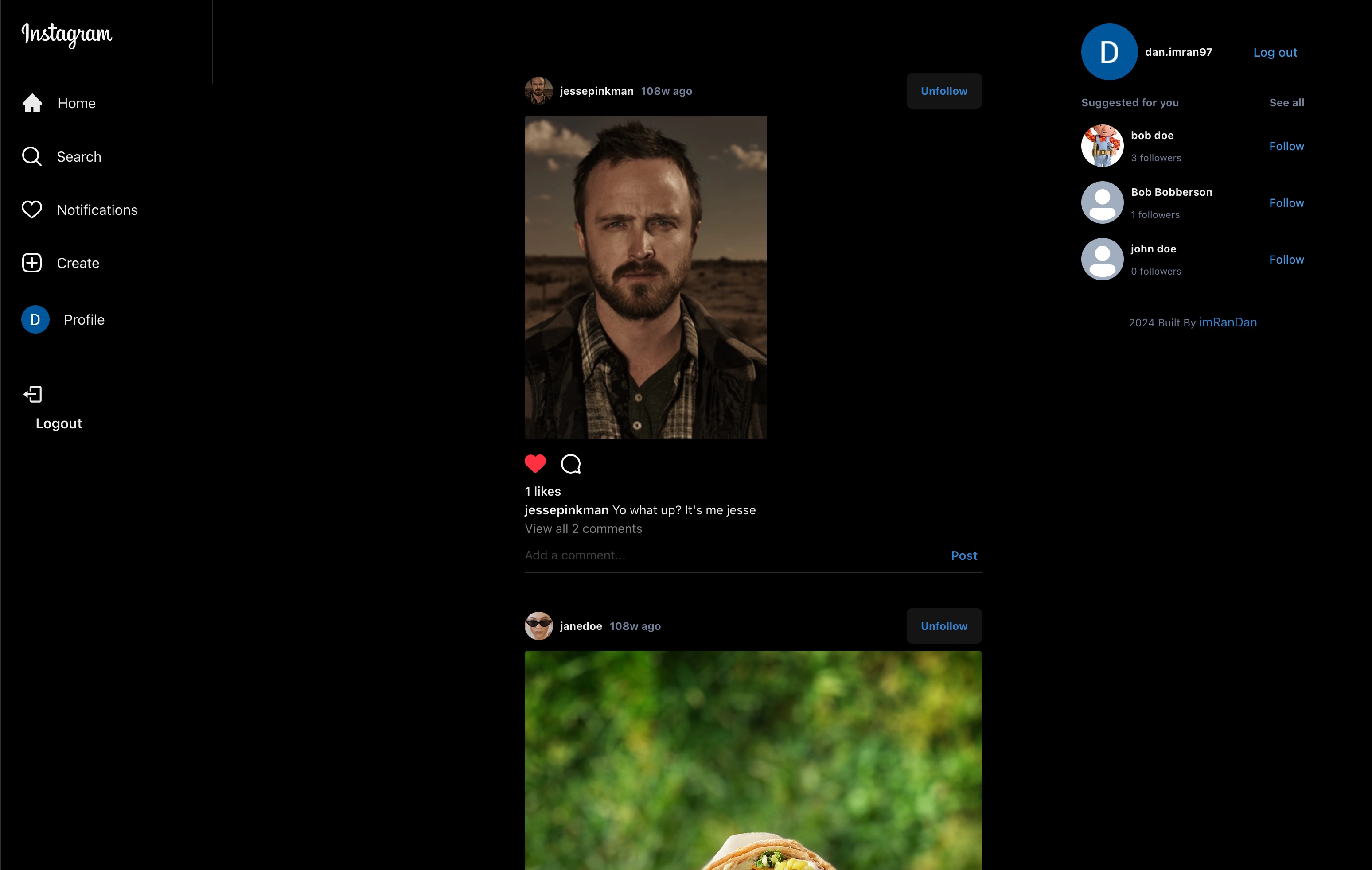 Instagram Clone